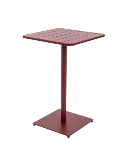 TAVOLI: vendita online PHUKET TAVOLO ALTO 65X65 BORDEAUX 165253C in offerta