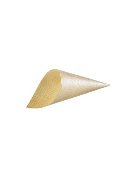 FINGER FOOD BAMBÙ: vendita online CONO LEGNO GRANDE CONFEZIONE 50 PZ. CM.5,5X15,5 in offerta