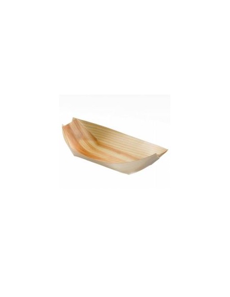 FINGER FOOD BAMBÙ: vendita online PIROGA LEGNO MINI CONFEZIONE 50 PZ. CM.7X5X2H in offerta