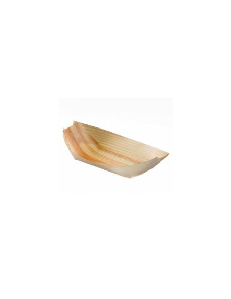 FINGER FOOD BAMBÙ: vendita online PIROGA LEGNO STAND.GRANDE CONFEZIONE 50 PZ. CM.15X7,5X2H in offerta