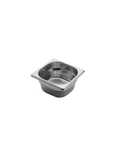 BACINELLE-CONTENIT.COPERCHI-ACCIAIO: vendita online GASTRONORM BACINELLA 1/6 H.40 MM.162X176 ACCIAIO INOX in offerta