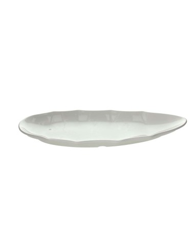 VASSOI-TAGLIERI: vendita online SHOW PLATE PIATTO BAMBOO CM47X18 BIANCO in offerta