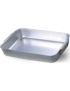 ALLUMINIO: vendita online ROSTIERA RETTANGOLARE ANGOLI TONDI PESANTE ALLUMINIO 3MM CM.54X33 H.9 in offerta