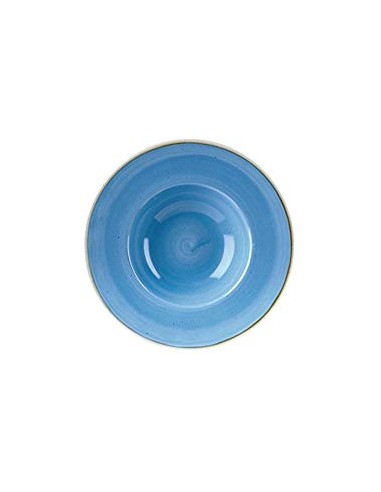 PIATTI: vendita online PIATTO FONDO TONDO PASTABOWL CHURCHILL STONECAST BLU PORCELLANA CM. 24 in offerta