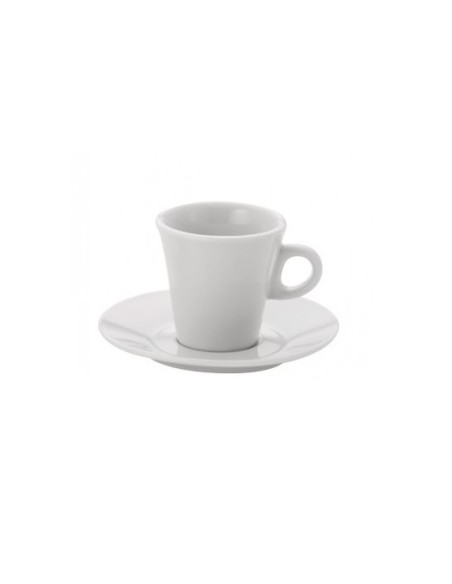 TAZZE E PIATTINI CAFFE-LATTE-THE': vendita online PIATTINO PER TAZZA CAFFE OSLO PORCELLANA BIANCO in offerta