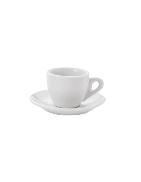 TAZZE E PIATTINI CAFFE-LATTE-THE': vendita online PIATTINO PER TAZZA CAFFE' PARIGI PORCELLANA BIANCO in offerta