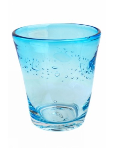 BICCHIERI: vendita online BICCHIERE ACQUA COLOR AZZURRO IN PASTA DI COLORE ML.310 COMTESSE SAMOA in offerta