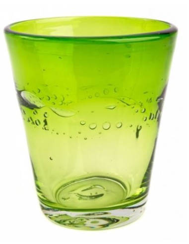 BICCHIERI: vendita online BICCHIERE ACQUA COLOR VERDE IN PASTA DI COLORE ML.310 SAMOA COMTESSE in offerta