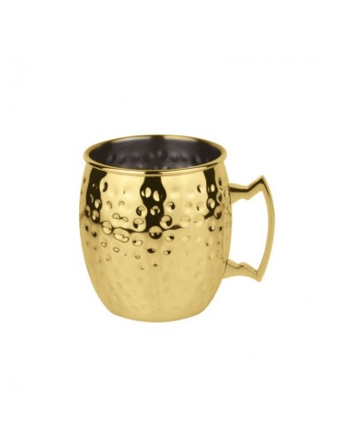 BOCCALI-MUG-CALICI-TIKI: vendita online TAZZA MOSCOW MULE PADERNO 50 CL INOX MARTELLATO ORO in offerta