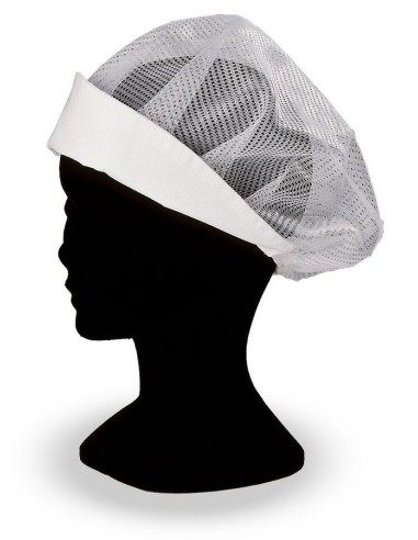 CAPPELLI: vendita online CONFEZIONE 2 BERRETTI DONNA RETE BIANCO in offerta