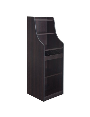 CARRELLI: vendita online MOBILE 1 VANO A GIORNO CM.48X48X145 WENGE' METALCARRELLI in offerta