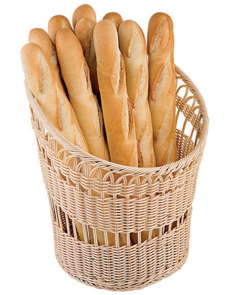 CESTE ESP.POLYRATTAN: vendita online CESTA PORTA BAGUETTES IN POLIRATTAN in offerta