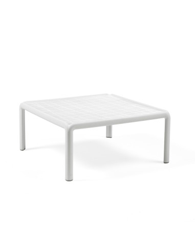 SALOTTINI: vendita online TAVOLINO KOMODO NARDI BIANCO 70 X 70 ALTEZZA 32,5 CM IN POLIPROPILENE in offerta