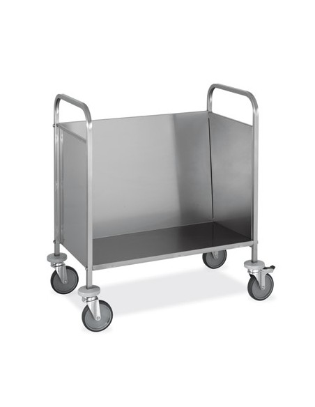 CARRELLI PORTATEGLIE-PIATTI: vendita online CARRELLO PORTAPIATTI IN ACCIAIO INOX CM.84x51x91 METALCARRELLI in offerta