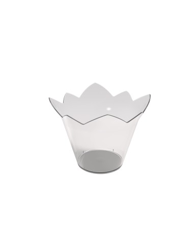 FINGER FOOD PLASTICA: vendita online WATERLILY COPPETTA CONFEZIONE 25 PZ. TRASPARENTE 70CC in offerta