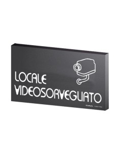 ACCESSORI: vendita online PITTOGRAMMI VIDEO SORVEGL 8X15 NERO   C/BIADESIVO in offerta 2