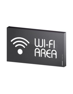 ACCESSORI: vendita online PITTOGRAMMI WI-FI 8X15 NERO C/BIADESIVO in offerta 2