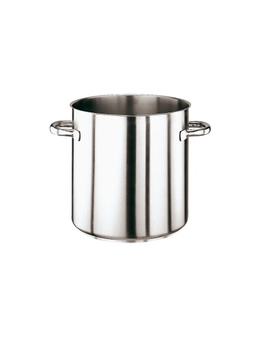 ACCIAIO: vendita online SERIE 1000 PENTOLA ALTA INOX CM.24 H.24 LT.10,5 2 MANIGLIE in offerta