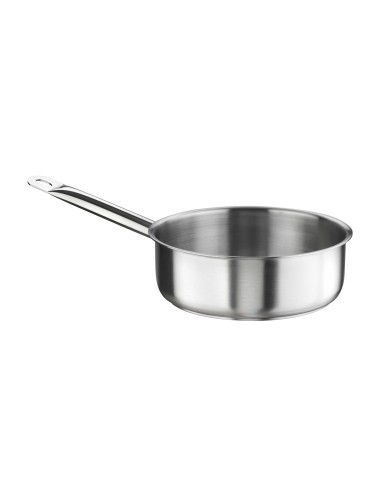 ACCIAIO: vendita online TENDER CASSERUOLA BASSA INOX 18/10 CM.24H.8 LT.3,5 1 MANICO in offerta