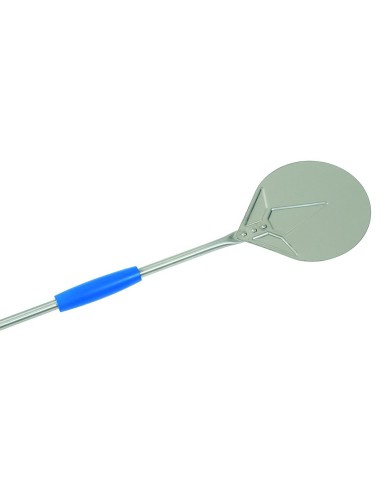 PALE PIZZA: vendita online PALETTINO PIZZA AZZURRA GI.METAL Ø 20 CM MANICO 171 CM IN ACCIAIO in offerta