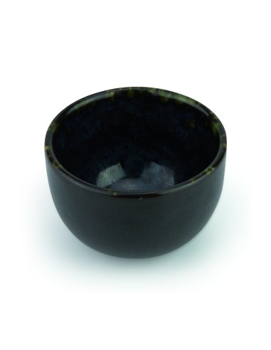 INSALATIERE-CIOTOLE-COPPETTE: vendita online COPPETTA CM.6,5 PHOBOS NERO PUNTINATO BLU STONEWARE in offerta