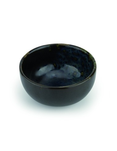 INSALATIERE-CIOTOLE-COPPETTE: vendita online COPPETTA CM.8,5 PHOBOS NERO PUNTINATO BLU STONEWARE LE COQ in offerta