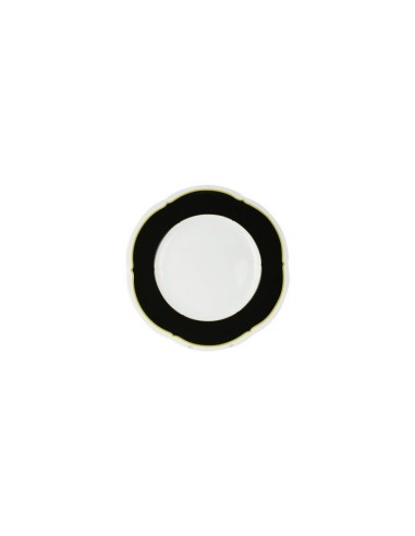 PIATTI: vendita online VERSAILLES PIATTO PANE CM.18 NERO/ORO in offerta