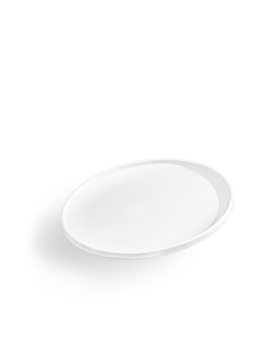 PIATTI: vendita online PIATTO TONDO CM.26 ESSENTIAL BIANCO IN PORCELLANA FADE in offerta