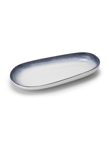 PIATTI: vendita online ONDA BLU PIATTO OVALE CM.35X19X4,5 in offerta