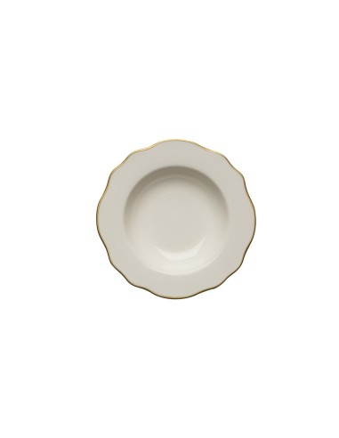 PIATTI: vendita online TEO FASCIA ORO ZECCHINO PIATTO FONDO CM.22.5 in offerta