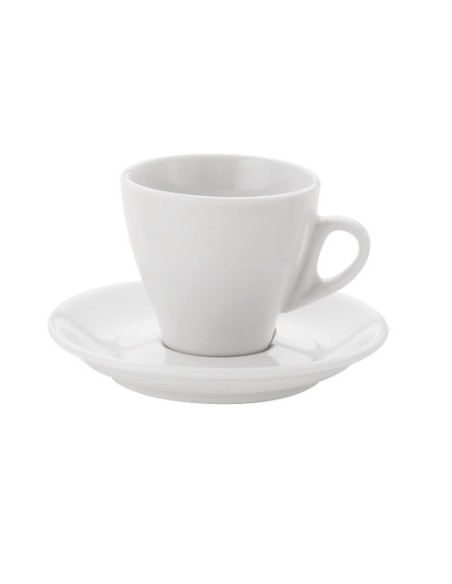 TAZZE E PIATTINI CAFFE-LATTE-THE': vendita online PIATTINO TAZZA THE PRAGA PORCELLANA BIANCO in offerta