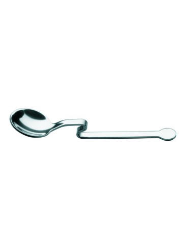 CUCCHIAINI CAFFE': vendita online CUCCHIAINO CAFFÈ/MIELE CON PIEGA RIFLESSO ABERT 11,5 CM INOX SET 3 PEZZI in offerta