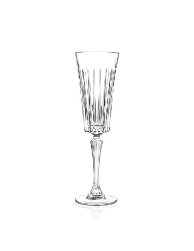 CALICI: vendita online CALICI FLUTE CHAMPAGNE CL.21 H.238 TIMELESS CONFEZIONE 6 PEZZI RCR IN VETRO LUXION in offerta