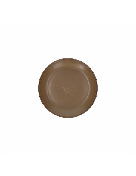 PIATTI: vendita online PIATTO DESSERT CM.21 PORCELLANA MARRONE TERRACOT BROWN TOGNANA in offerta