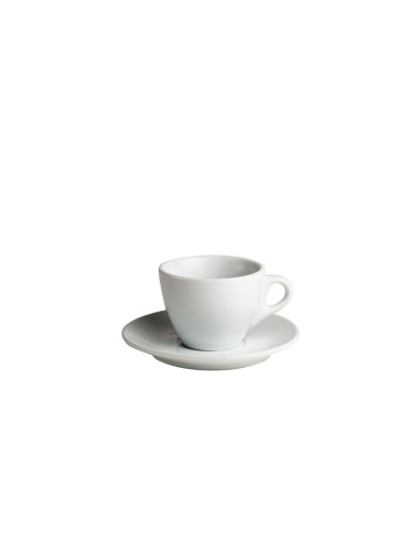 TAZZE E PIATTINI CAFFE-LATTE-THE': vendita online TAZZA CAPPUCCINO CON PIATTINO LT 0,18 COSTARICA PORCELLANA BIANCA in offerta