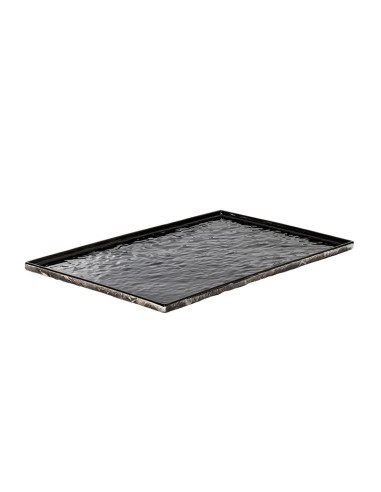 VASSOI-TAGLIERI: vendita online VASSOIO RETTANGOLARE TABLE TOP CM.53X32,5X1,8 MELAMINA NERO in offerta