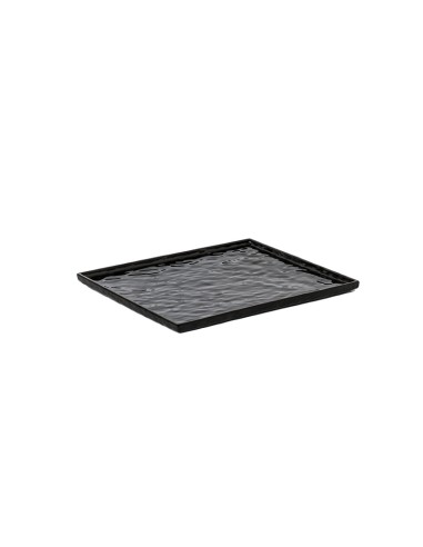 VASSOI-TAGLIERI: vendita online VASSOIO RETTANGOLARE TABLE TOP GN.1/2 CM.32,5X26,5X1,8 MELAMINA NERO in offerta