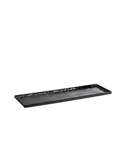 VASSOI-TAGLIERI: vendita online VASSOIO RETTANGOLARE TABLE TOP 2/4 CM.53X16,3X1,8 MELAMINA NERO in offerta