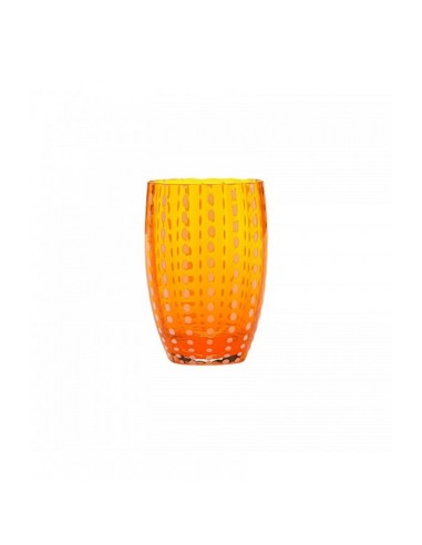 BICCHIERI: vendita online PERLE ARANCIO BICCHIERE CL.32 in offerta