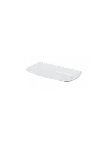 PIATTI: vendita online PIATTO RETTANGOLARE 30X18CM BIANCO TOKIO PORCELLANA SATURNIA in offerta