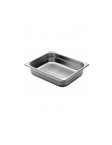 BACINELLE-CONTENIT.COPERCHI-ACCIAIO: vendita online GASTRONORM BACINELLA FORATA GN 1/2 H.65 MM.325X265 in offerta