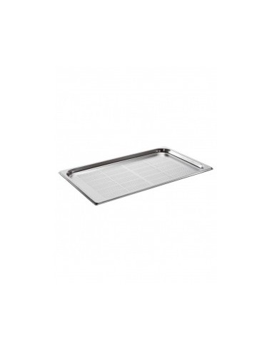 BACINELLE-CONTENIT.COPERCHI-ACCIAIO: vendita online GASTRONORM BACINELLA 1/1 FORATA H20 MM.325X530 INOX in offerta