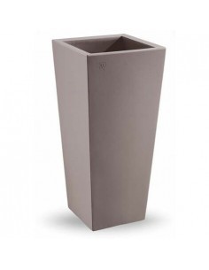 VASI: vendita online GENESIS VASO CACHE-POT VASO QUADRATO H.100 TORTORA in offerta