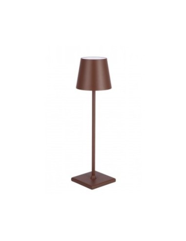 LAMPADE DA TAVOLO: vendita online LAMPADA TAVOLO 86550 MOIRA RUGGINE H38CM TOUCH RICARICABILE in offerta