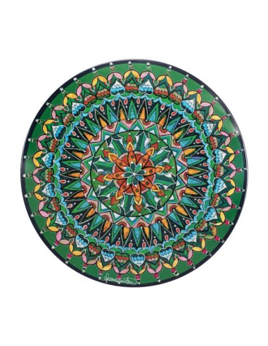 ACCESSORI: vendita online MANDALA TOVAGLIETTA SEGNAPOSTO CM.34 VERDE in offerta