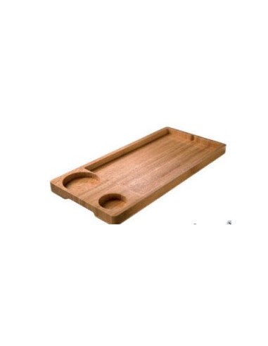 VASSOI-TAGLIERI: vendita online SET VASSOIO HAMBURGER LEONE IN LEGNO DI BAMBOO 43 X 20 X 2,4 CM in offerta