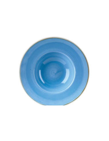 PIATTI: vendita online PIATTO FONDO TONDO PASTABOWL CHURCHILL STONECAST BLU PORCELLANA CM. 28 in offerta