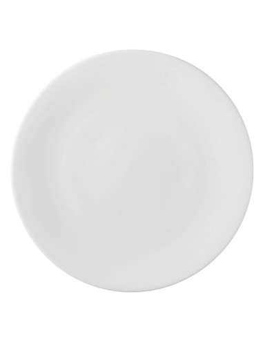 PIATTI: vendita online PIATTO PIANO CM.27 NEVE BONE CHINA PORCELLANA BIANCO in offerta