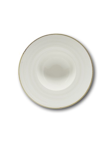 PIATTI: vendita online PIATTO K-BOWL CM.27,5 VORTEX BIANCO NAPOLI PORCELLANA SATURNIA in offerta