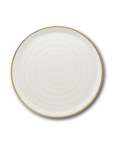 PIATTI: vendita online PIATTO PIZZA CM.33 VORTEX BIANCO NAPOLI PORCELLANA SATURNIA in offerta